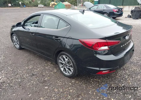 2020 Hyundai Elantra Limited from USA, damaged, VIN 5NPD84LF5LH515603